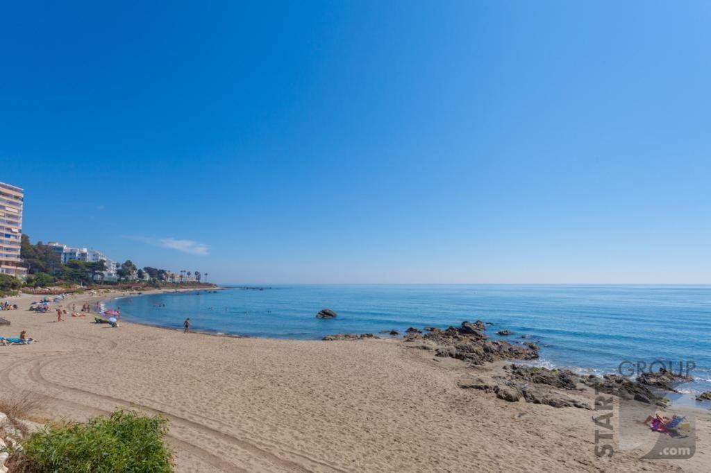 Aguamarina A3 Vistas Al Mar Primera Linea De Playa Apartment Mijas Costa Bagian luar foto